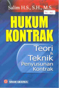Hukum Kontrak: Teori dan Teknik Penyusunan Kontrak