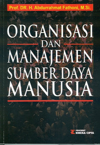Organisasi Dan Manajemen Sumber Daya Manusia